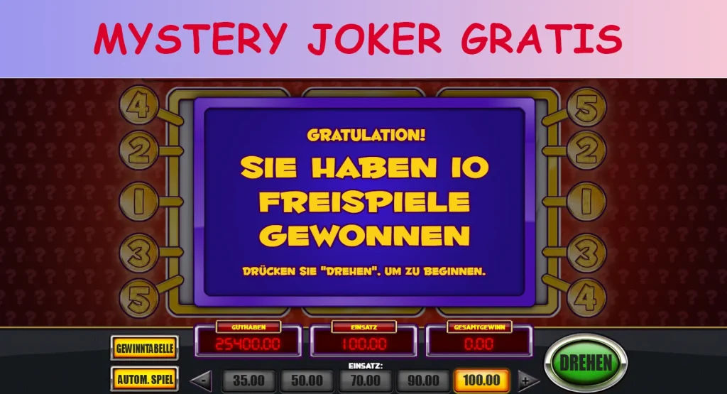 mystery joker gratis