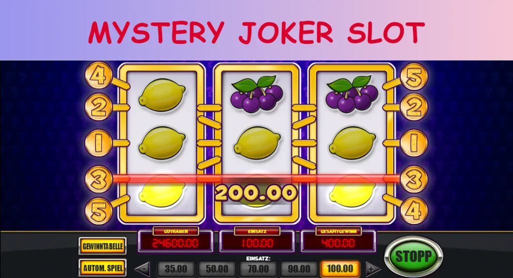 mystery joker slot